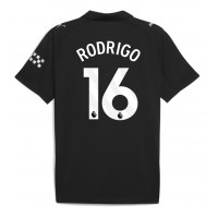 Stroje piłkarskie Manchester City Rodri Hernandez #16 Koszulka Wyjazdowej 2025-26 Krótki Rękaw